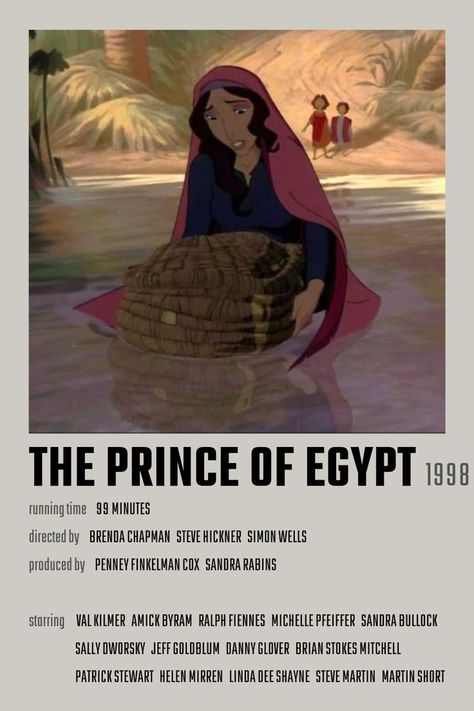 Prince Of Egypt Movie, Egypt Movie, The Prince Of Egypt, Old Disney Movies, Egypt Poster, Prince Of Egypt, Movie Card, New Movies To Watch, Bible Humor