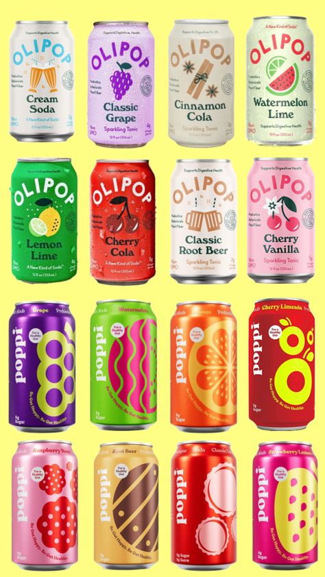 Girl snacks probiotic drinks food and drink aesthetic food and drink soda probiotic soda Aesthetic Food And Drink, Food And Drink Aesthetic, Soda Labels, Pop Art Food, Pop Drink, School Lunch Recipes, Soda Flavors, Probiotic Drinks, Drink Aesthetic