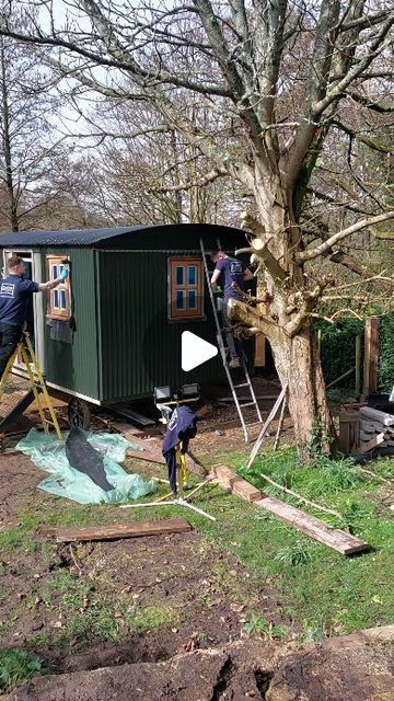 Challow Farm Shepherds Huts and Coach House on Instagram: "Mega day at Challow Farm.  The new Gardener's hut,  no rest here.  Already have bookings, so let's get going...." Shepherds Hut Interior, Shepherds Hut For Sale, Shepherds Huts, Shepherd Huts, Madding Crowd, Shepherds Hut, Coach House, March 20, Victorian Homes