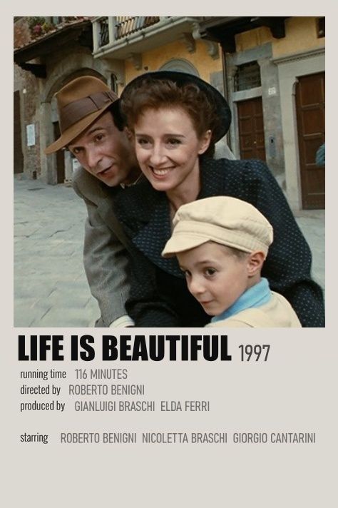 Life Is Beautiful Movie, Film Polaroid, Movie Card, Iconic Movie Posters, Film Posters Minimalist, Film Anime, Great Movies To Watch, Film Posters Vintage, Beautiful Film