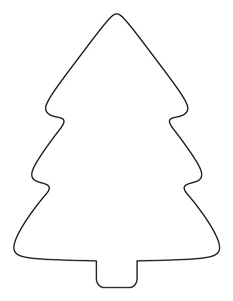 Printable simple Christmas tree pattern. Use the pattern for crafts, creating stencils, scrapbooking, and more. Free PDF template to download and print at http://patternuniverse.com/download/simple-christmas-tree-pattern/. Juleverksted For Barn, Jul Diy, Christmas Tree Printable, Tree Template, Christmas Tree Template, Tree Templates, Felt Christmas Decorations, Christmas Stencils, Preschool Christmas