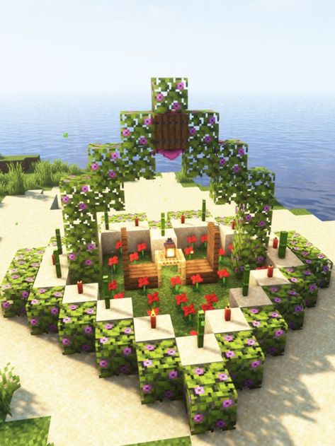 Cute Minecraft Valentine Builds, Mincraft Idea Beach House, Cute Minecraft Wedding Builds, Cute Minecraft Builds For Couple, Minecraft Marriage Builds, Minecraft Date Ideas Aesthetic, Minecraft Building Ideas Valentines, Cute Minecraft Builds For Girlfriend, Cute Minecraft Builds Couples