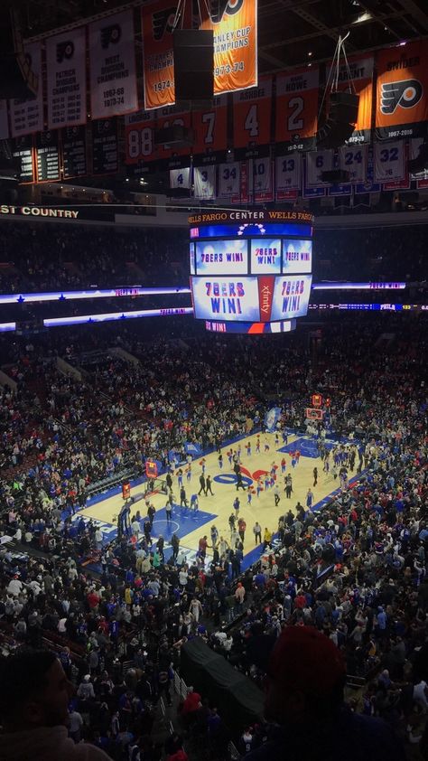 Wells Fargo Center 3/26/18. #TRUSTTHEPROCESS Wells Fargo Center, Wells Fargo, Trust The Process, Ncaa, Times Square, Nba, Road Trip, Insurance, Road