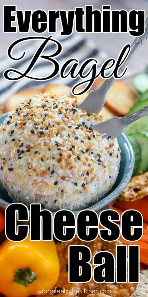 Everything Bagel Cheese Ball Epicure Recipes Dinners, Everything Bagel Cheeseball, Everything Bagel Cheese Ball, Cheeseball Recipes, Bagel Crisps, Cheese Ball Recipes Easy, Perfect Cheese Board, Epicure Recipes, Snack Dip