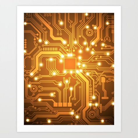 Futuristic Circuit Board Art Print by vojinstanic #AD , #advertisement, #Advertisement, #Board, #vojinstanic, #Print, #Circuit Circuit Board Art, Advertisement Board, Board Illustration, Black Technology, Abstract Futuristic, Printed Circuit Board, Board Art, Technology Background, Computer Hardware