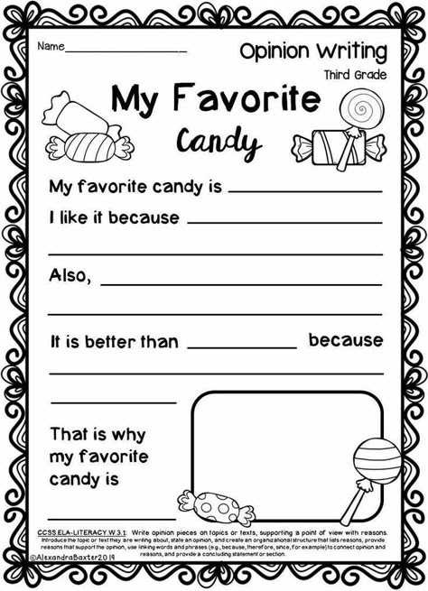 Fall Opinion Writing 2nd Grade, Writing For Grade Two, Halloween Writing First Grade, Halloween Activities For 1st Grade, Third Grade Opinion Writing, Opinion Writing Third Grade, Creative Writing Prompts For Kids, 1st Grade Writing Prompts, Paragraph Writing Worksheets