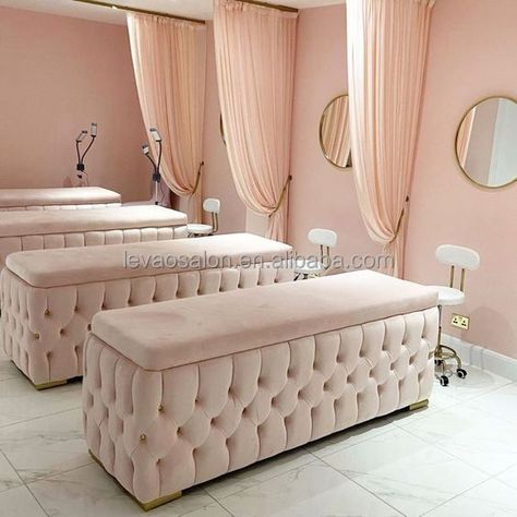 beauty electric bed , lashbed bed massage table ,pink beauty beds Pink Lash Salon Ideas, Lash Salon Layout, Lashes Studio Interior Design, Lash Room Design, Lash Salon Interior Design Luxury, Luxury Lash Studio, Spa Room Decor Luxury, Lash Salon Ideas, Salon Suite Design