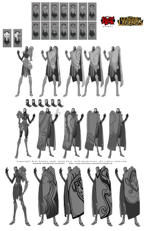 ArtStation - Part of my work on the character Jhin to League of Legends, Alexandr (LittleDruid) Pechenkin Lol Character Design, League Of Legends Concept Art Character, League Of Legends Character Design, League Of Legends Jhin, Jhin League Of Legends, League Of Legends Characters, Animation Tutorial, Lol League Of Legends, Concept Art Drawing