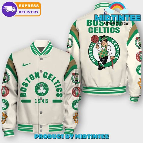 Nba Boston Celtics Nike Classic White Baseball Jacket 30Uf092362 - Utopia Fashion Check more at https://utopiafashion.co/product/nba-boston-celtics-nike-classic-white-baseball-jacket-30uf092362-utopia-fashion/ Utopia Fashion, Nba Boston Celtics, Comfy Jackets, Basketball History, Nike Classic, Light Rain, Basketball Fans, Athletic Performance, White Colors