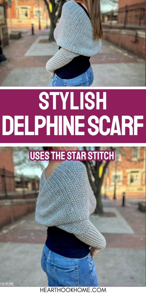 Patterns For Toys, How To Crochet A Scarf, Scarf With Sleeves, Crochet A Scarf, Easy Beginner Crochet Patterns, One Skein Crochet, Crochet Wrap Pattern, Crochet Shrug Pattern, Crochet Sweater Pattern Free