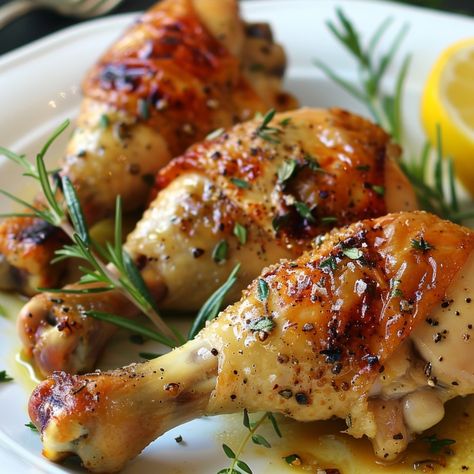 Juicy Baked Chicken Legs - Good For Recipes Chicken Leg Bake, Easy Chicken Legs In The Oven, Roasted Chicken Legs Oven, Healthy Chicken Leg Recipes, Baked Chicken Legs In The Oven, Easy Chicken Leg Recipes, Baked Chicken Legs Recipes, Roast Chicken Legs Recipe, Chicken Legs In The Oven