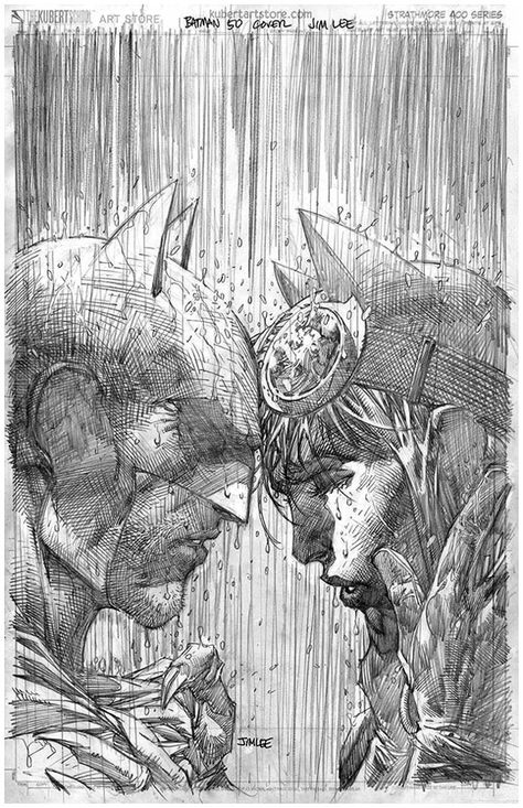 Batman #50 Jim Lee variants - original art. Click the pic and find out more... Jim Lee Batman, Jim Lee Art, Catwoman Cosplay, Batman And Catwoman, Jim Lee, Bd Comics, Comic Drawing, Batman Art, Arte Sketchbook