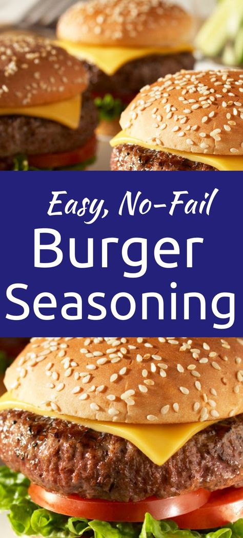 Best Hamburger Seasoning, Burger Seasoning Recipe, Hamburger Spices, Hamburger Seasoning Recipe, Burger Recipes Seasoning, Burger Spice, Homemade Hamburger Patties, Classic Chili Recipe, Pepper Beef