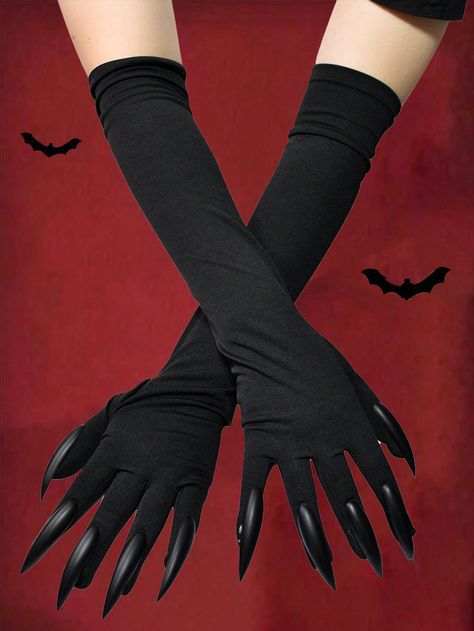 1pair Black Halloween Long Nail Ghost Hand Gloves, Cosplay Prop Accessories Claw Hand Gloves For Performance WitchI discovered amazing products on SHEIN.com, come check them out! Nail Ghost, Long Nail, Hand Gloves, Black Halloween, Cosplay Props, Amazing Products, Long Nails, Ghost, Gloves