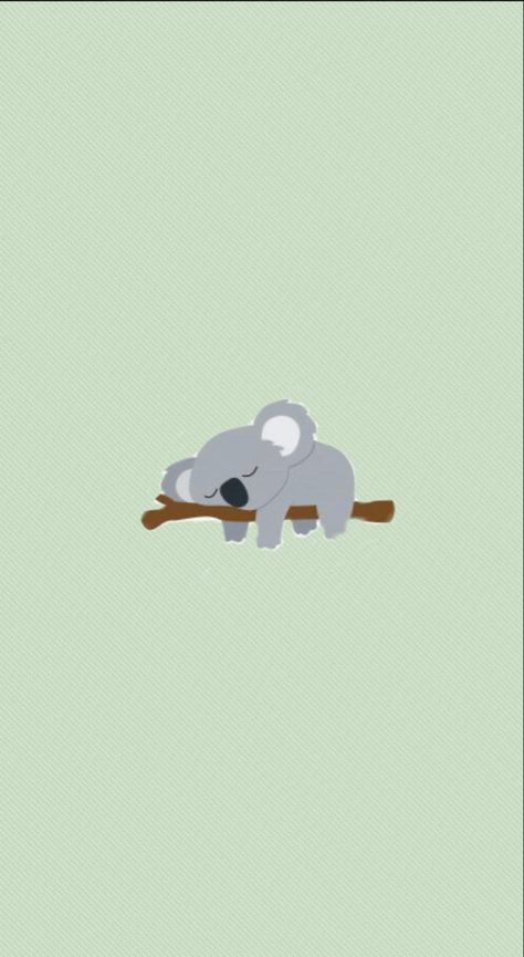 Koala Bear Aesthetic Wallpaper, Phone Wallpaper Cute Animals, Cute Koala Aesthetic Wallpaper, Koala Background Wallpapers, Koala Illustration Cute, Koala Wallpaper Iphone Cute, Koala Wallpaper Iphone, Cute Sloth Wallpapers, Koala Cartoon Wallpaper