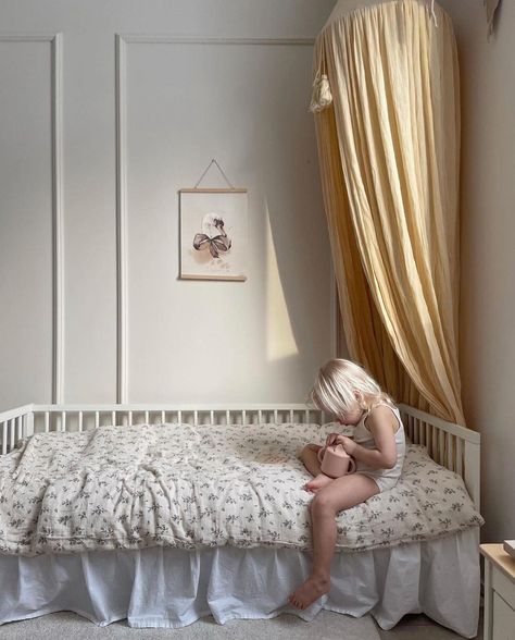 Garbo And Friends Bedding, Bed Canopy Kids Land, Garbo And Friends, Ferm Living Wallpaper Kids, Woodland Nursery Mural Forest Friends, Kids Inspo, Room Update, Kids Interior, Inspiration For Kids