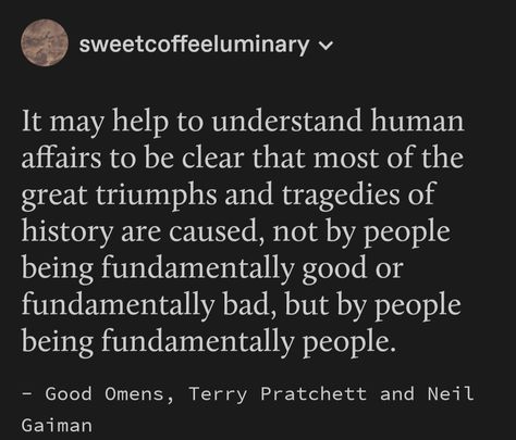 Good Omens Book Quotes, Neil Gaiman Tumblr, Neil Gaiman Aesthetic, Dark Academia Aesthetic Tumblr, Good Omens Aesthetic, Good Omens Quotes, Neil Gaiman Quotes, Writers Quotes, Good Omens Book