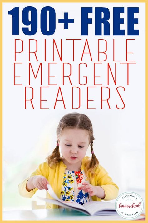 Emergent Readers Free Printables, Emergent Readers Free, Emergent Readers Kindergarten, Easy Reader Books, Sight Word Readers, Leveled Readers, Preschool Literacy, Early Reading, Emergent Readers