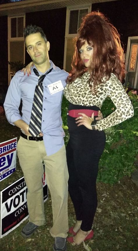 Peg and Al Bundy Peg And Al Bundy Costume, Al Bundy Costume, Peg Bundy Costume, Epic Costumes, Al Bundy, Costume Inspirations, Halloween 2023, Couple Halloween, Couple Halloween Costumes