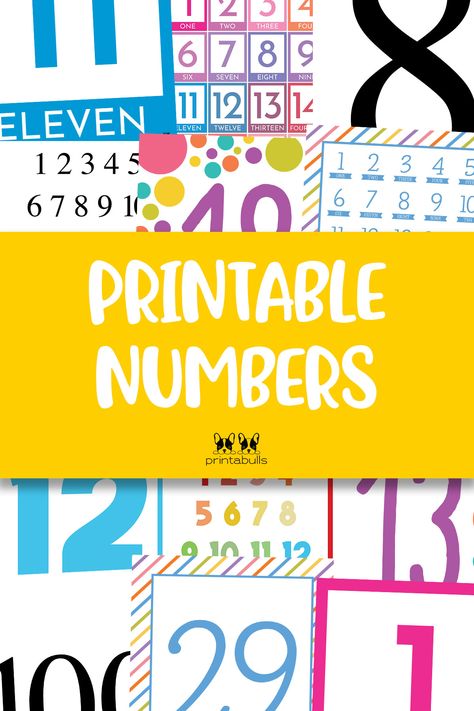 printable numbers Numbers For Classroom Wall, Numbers For Classroom Wall Free Printable, Free Numbers 1-20 Printables, Printable Numbers 1 - 10, Number Posters Free, Number Chart 1 20, Numbers Free Printable, Free Nursery Printables, Beach Classroom