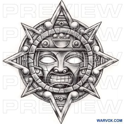 ₪ AZTEC TATTOOS ₪ Aztec Mayan Inca Tattoo Designs Instant Download | Aztec Sun Tattoo Aztec Calender Tattoo Designs, Aztec Sunflower Tattoo, Aztec Sun Drawing, Aztec Sun God Tattoo, Mayan Tattoo Ideas, Mayan Neck Tattoo, Aztec Drawing Tattoo, Aztec Leg Sleeve Tattoo, Aztec Elbow Tattoo