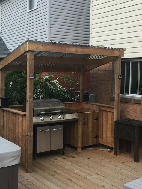 BBQ Shelter | Review of Schmidtke Kitchen/Bath + | HomeStars Bbq Shelter, Cottage Greenhouse, Bbq Shed, Outdoor Smoker, Bbq Gazebo, Outdoor Bbq Area, Outdoor Grill Station, Outdoor Barbeque, Outdoor Kitchen Decor