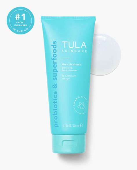 Purifying Cleanser - Probiotic Extract Face Wash | TULA Skincare Perfect Skin Routine, Blurring Primer, Probiotic Skin Care, Tula Skincare, Skin Quiz, Skin Cleanse, Effective Skin Care Products, Acne Blemishes, Skin Radiance