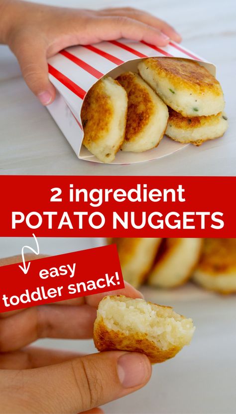 If you have a picky eater, then you know the struggle of getting your child to eat what you've cooked for them. This recipe from High Chair Chronicles doesn't create a battle at the dinner table because your toddler will love it! These mashed potato nuggets are so delicious yet so easy to make. Plus, you get to use up your leftover mashed potatoes. How great is that? Try making your own mashed potato nuggets for your kids this week for dinner! #dinner #mashedpotatoes #nuggets #recipes #kids Picky Kids Meals, Potato Nuggets, Easy Toddler Snacks, Picky Eater Lunch, Picky Eaters Dinner, Picky Eaters Recipes, Recipes Kids Can Make, Cooking With Toddlers, Picky Toddler Meals