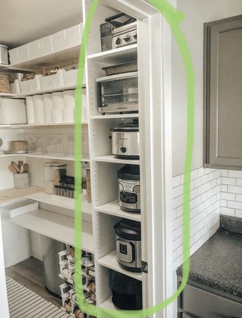 Pantry Room, Pantry Remodel, Kabinet Dapur, Kitchen Pantry Design, Hiasan Bilik, Hus Inspiration, Pantry Design, Kitchen Inspiration Design, Pantry Storage