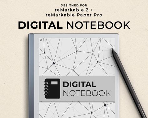 Remarkable Digital Notebook Templates for Remarkable 2 & Paper Pro Note Templates for Productivity and Organization - Etsy Organize Ideas, Note Templates, Remarkable 2, Notebook Templates, Digital Notebook, Digital Notebooks, Planner Templates, Notes Template, Note Taking