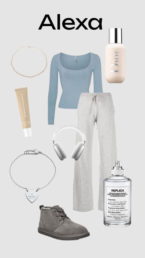 Cozy Sweatpants Outfits, Cool Sweatpants, Sweatpants Outfit Ideas, Sweatpants Outfits, Cozy Sweatpants, Baggy Sweatpants, Skandinavian Fashion, Sweatpants Outfit, Pastel Outfit