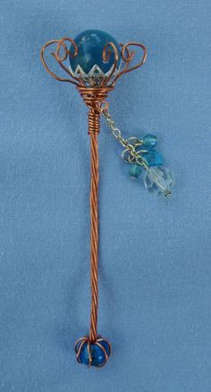 scepter/pagan Fairy Magic Wand, Witch Wand, Wee Folk, Fairy Furniture, Faeries Gardens, Witchy Crafts, Fairy Crafts, Fairy Wands, Fairy Clothes