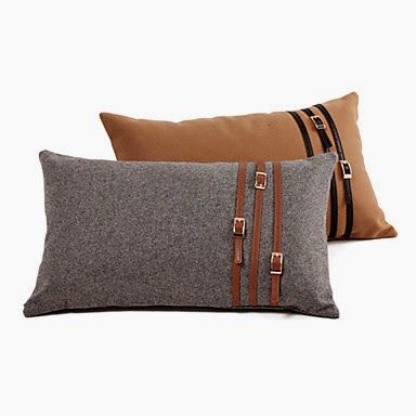 Tan Leather Belt, Bantal Sofa, Equestrian Decor, Leather Pillow, Faux Leather Belts, Wool Pillows, Equestrian Style, Scatter Cushions, Decorative Pillow Covers