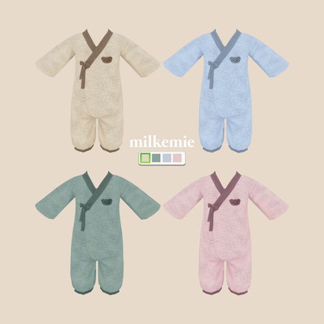 infant japanese bear onesie | Patreon Sims 4 Cc Infant Onesie, Sims4 Infant Clothes, Ts4 Infant Cc, Infants Cc, Sims Patreon, Infant Cc, Sims 4 Toddler Clothes, Bear Onesie, Sims 4 Piercings