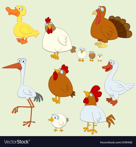 Domestic Birds, Birds Vector, Cartoon Bird, Cartoon Birds, Png Images, Adobe Illustrator, Vector Free, Vector Images, Illustrator