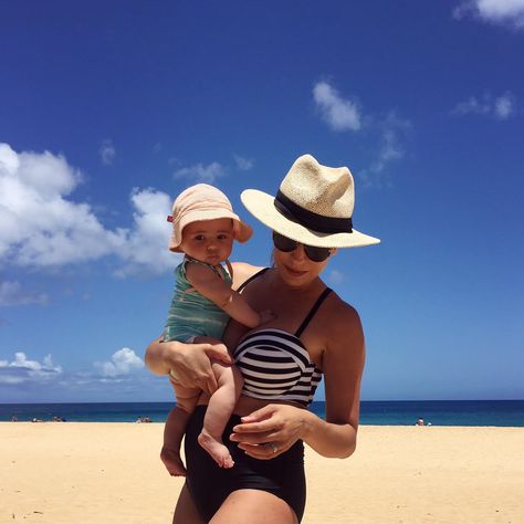 Tips For First Family Vacation With an Infant | POPSUGAR Moms Baby Tylenol, Baby Vacation, Best Island Vacation, Baby Beach, Beach Hacks, Beach Baby, Island Vacation, Clever Ideas, Traveling With Baby