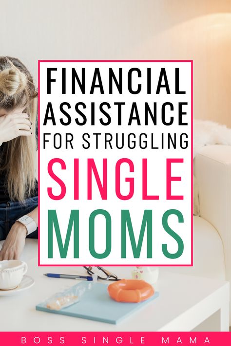 Financial Assistance For Single Mothers, Single Mom Resources, Budgeting For Single Moms, Single Mom Financial Tips, Single Pregnant Mom, Single Mom Aesthetic, Help For Single Moms, Jobs For Single Moms, Single Mom Finances