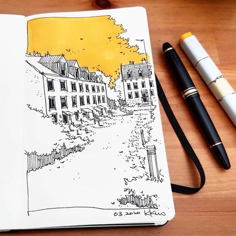 Kiyeon Kim _ 김기연 on Instagram: “Daily sketch with kimkanone by Youtube Channel link in BIO…” Daily Sketch Ideas, Live Sketch, Abstract Calligraphy, Architecture Drawing Plan, Daily Sketch, Easy Doodle Art, Toned Paper, Pen Sketch, Urban Sketchers