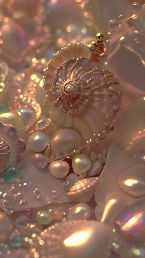 Pearl Asethic, Pearl Core Aesthetic, Pink Pearl Wallpaper, Pink Pearl Aesthetic, Aphrodite Seashell, Pearlcore Aesthetic, Aphrodite Core, Iridescent Aesthetic, Pretty Backrounds