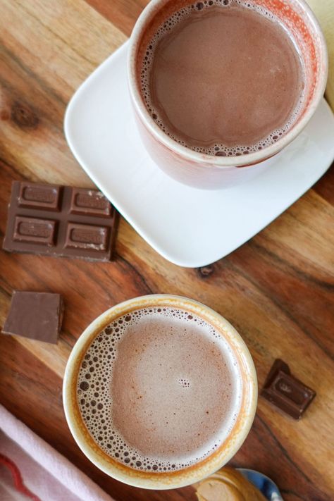 This Biscoff hot chocolate is the perfect simple hot drink. Classic hot chocolate meets creamy cookie butter for a delightful sweet treat. Pyrex Measuring Cup, Classic Hot Chocolate, Biscoff Spread, Hot Chocolate Recipe, Cookie Butter, Chocolate Powder, Chocolate Recipe, Hot Chocolate Mix, Hot Chocolate Recipes