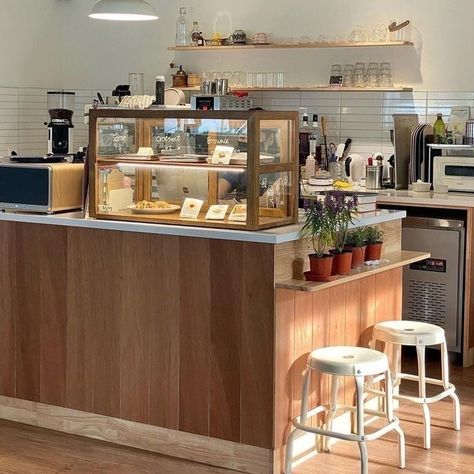 Cafe Jakarta, Cookie Store, Korean Coffee Shop, Japanese Coffee Shop, Cafe Display, Cafe Counter, Korean Cafe, Bakery Interior, Bakery Design Interior