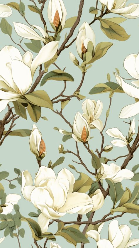 Pretty Wallpaper Iphone Girly Beautiful, Wallpaper Iphone Simple, Pretty Wallpaper Iphone Girly, Wallpaper Iphone Pretty, Magnolia Wallpaper, Phone Wallpaper Patterns, Pink Wallpaper Iphone, Fashion Wall Art, Deco Floral