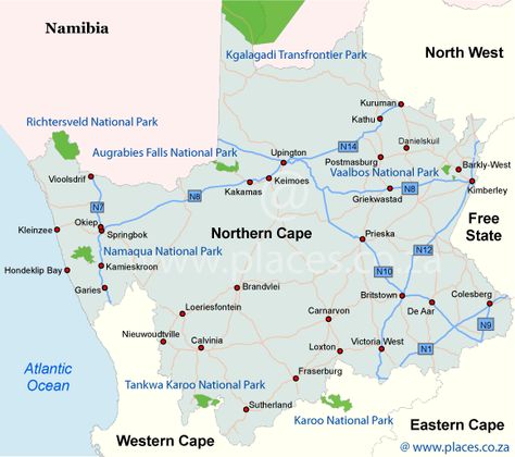 Northern Cape map Augrabies Falls, South Africa Map, Suid Afrika, Northern Cape, Africa Map, Daughter Quotes, Diy Bathroom, Cape Town, Bathroom Storage