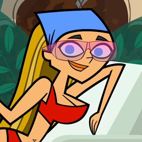 Lindsay Tdi, Lindsay Total Drama, Total Drama Pfps, Tdi Pfps, Total Drama Characters, Pony Videos, Pastel Sunset, Drama Tv Series, Cartoon Profile Pictures