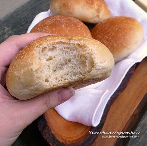 Crusty Sourdough French Rolls | Sumptuous Spoonfuls French Rolls Recipe, Sourdough Sandwich Rolls, French Rolls, Crusty Rolls, Dinner Then Dessert, Dough Starter, Sourdough Starter Discard Recipe, Sourdough Sandwich, S Table