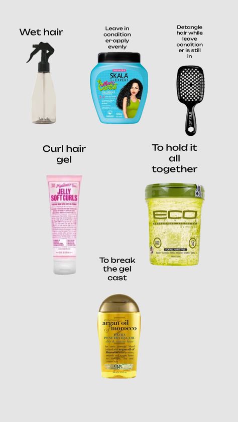 Simple curly hair routine Type 2 Hair Products, La Looks Gel Curly Hair, How To Take Care Of 3b Curly Hair, How To Care For Curly Hair Naturally, 3b Curly Hair Low Porosity, Weekly Hair Care Routine Curly, Curly Long Hair Routine, Best Hair Care For Curly Hair, Best Hair Care Products For Curly Hair