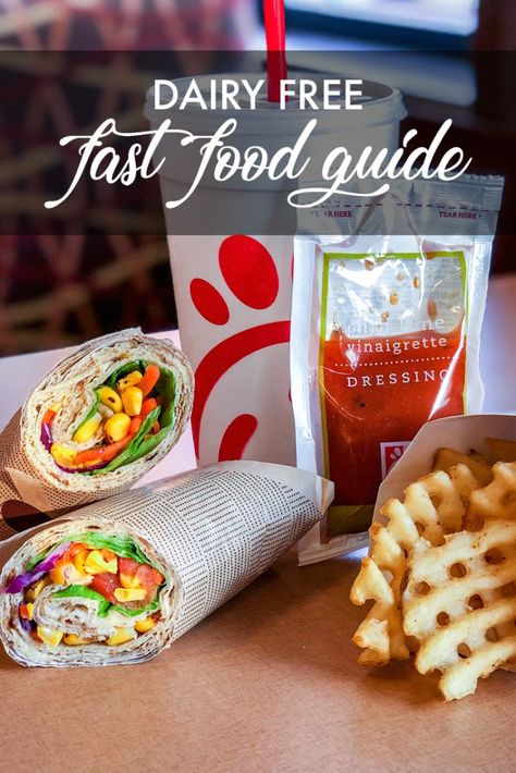 Dairy Free Fast Food Guide - Make It Dairy Free Dairy Free Fast Food, Low Carb Fast Food, Dairy Free Lunch, Dairy Free Cooking, Dairy Free Breastfeeding, Dairy Free Recipes Dinner, Cultured Butter, Dairy Free Snacks, Breakfast Low Carb