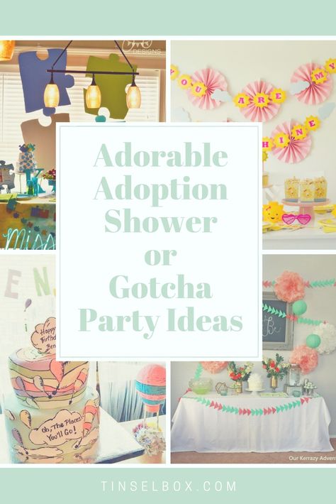 8 Adorable Adoption Shower or Gotcha Party Ideas  #adoption #adoptionparty #adoptionpartyideas #gotchaparty Adoption Party Ideas, Adoption Ideas, Adoption Baby Shower, Adoption Shower, Shark Party Decorations, Adoption Announcement, Adoption Party, Foster To Adopt, Adoption Day