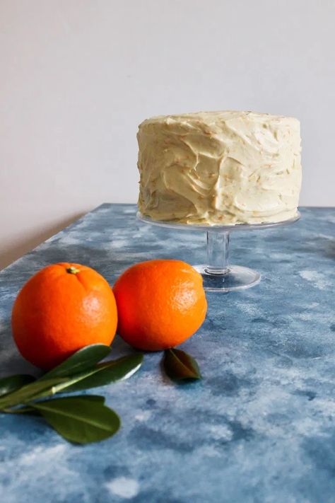 Chocolate Orange Layer Cake - Marisa Bakes Orange Cake Frosting, Orange Layer Cake, Moist Orange Cake, Orange Cream Cheese Frosting, Orange Almond Cake, Bakery Style Cake, Chocolate Orange Cake, Lemon Curd Cake, Orange And Almond Cake