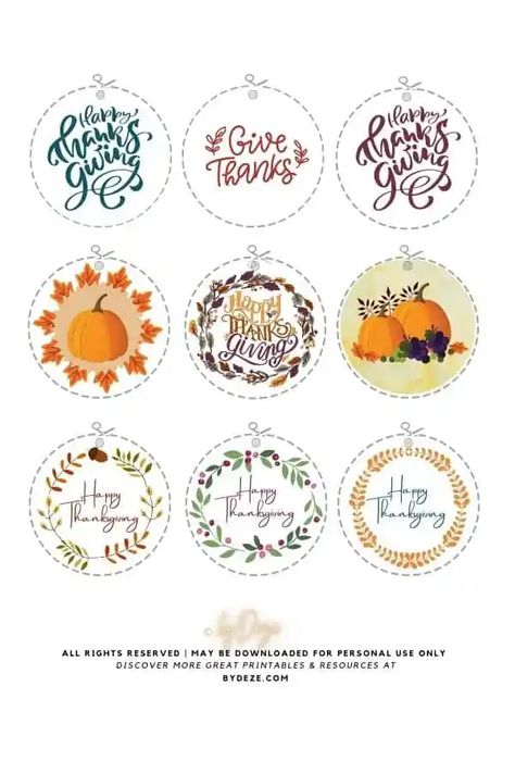 Thanksgiving Printables Free, Dinner Place Settings, Elderly Crafts, Christmas Carol Game, Thanksgiving Labels, Thanksgiving Tags, Free Printable Thanksgiving, Thanksgiving Leaves, Hostess Gifts Thanksgiving